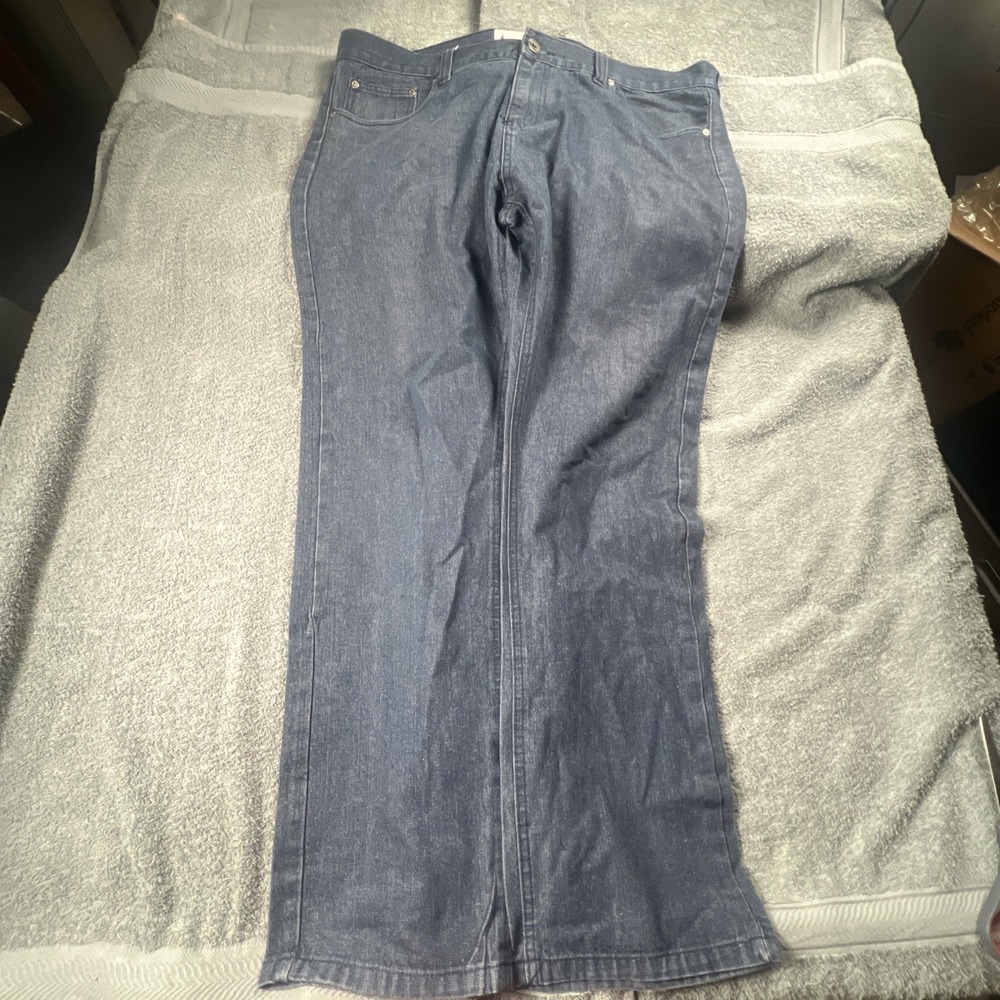 Vintage Y2K Ecko Untld Jeans Men's Size 40x32 Dark Blue Baggy Fit Denim Wide Leg